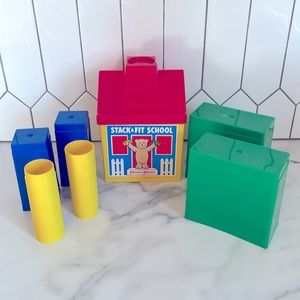 Vintage 1980’s Johnson & Johnson Stack & Fit School